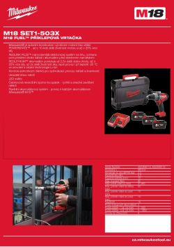 MILWAUKEE M18 FUEL™ příklepová vrtačka 4933448118 A4 PDF