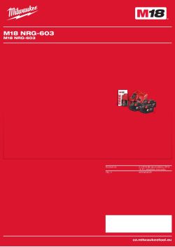 MILWAUKEE M18™ sada akumulátorů a nabíječky 4933464026 A4 PDF