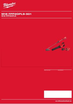 MILWAUKEE M18 FPP2OPL9 4933498944 A4 PDF