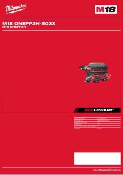 MILWAUKEE M18 ONEPP2H 4933459358 A4 PDF