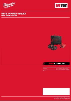 MILWAUKEE M18™ HIGH OUTPUT™ sada nářadí 4933480683 A4 PDF