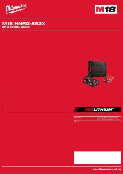 MILWAUKEE M18™ HIGH OUTPUT™ sada nářadí 4933480683 A4 PDF