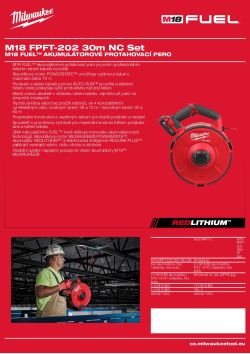 MILWAUKEE M18 FUEL™ akumulátorové protahovací pero nevodivá sada 4933478591 A4 PDF