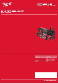 MILWAUKEE M18 FPP4DA 4933492092 A4 PDF