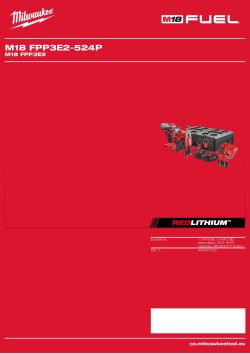 MILWAUKEE M18 FPP3E2 4933471203 A4 PDF