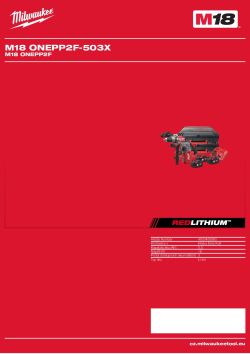 MILWAUKEE M18 ONEPP2F 4933459360 A4 PDF
