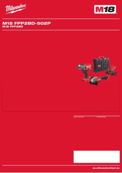 MILWAUKEE M18 FPP2BD 4933492426 A4 PDF