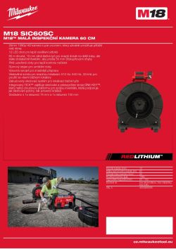 MILWAUKEE M18™ malá inspekční kamera 60 cm 4933480585 A4 PDF