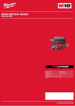MILWAUKEE M18 SET2X 4933459354 A4 PDF