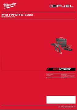 MILWAUKEE M18 FPP2FF2 4933480980 A4 PDF