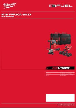 MILWAUKEE M18 FPP2OA 4933479433 A4 PDF