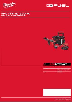 MILWAUKEE M18 FPP4B 4933479082 A4 PDF