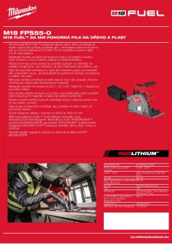 MILWAUKEE M18 FPS55 4933502226 A4 PDF
