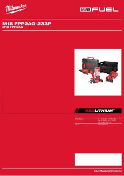 MILWAUKEE M18 FPP2AG 4933492474 A4 PDF
