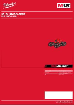 MILWAUKEE M18 HNRG-553 4933471466 A4 PDF