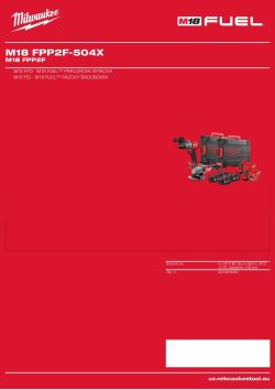 MILWAUKEE M18 FPP2F 4933464990 A4 PDF