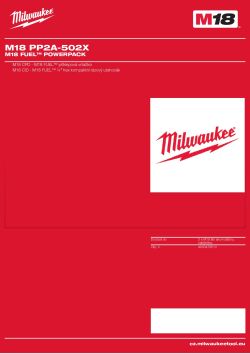 MILWAUKEE M18 PP2A 4933478510 A4 PDF