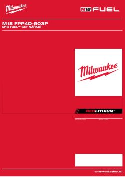 MILWAUKEE M18 FPP4D 4933479262 A4 PDF