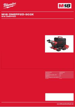 MILWAUKEE M18 ONEPP2D 4933459357 A4 PDF