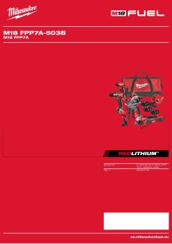 MILWAUKEE M18 set nářadí 4933492960 A4 PDF