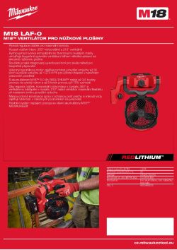MILWAUKEE M18 LAF 4933499235 A4 PDF