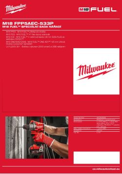 MILWAUKEE M18 FPP5AEC 4933498568 A4 PDF