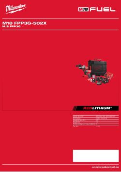 MILWAUKEE M18 FPP3G 4933464186 A4 PDF