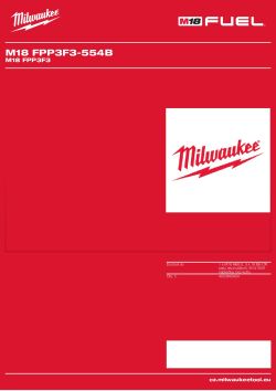 MILWAUKEE M18 FPP3F3 4933493424 A4 PDF