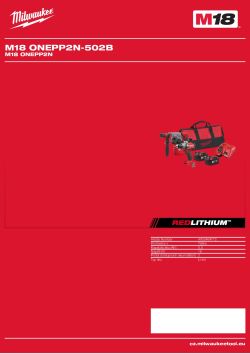 MILWAUKEE M18 ONEPP2N 4933464772 A4 PDF