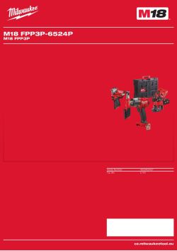 MILWAUKEE M18 FPP3P 4933492427 A4 PDF