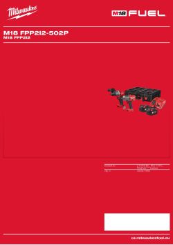 MILWAUKEE M18 FPP2I2 4933471689 A4 PDF
