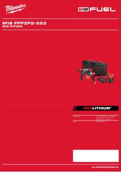 MILWAUKEE M18 FPP2P2 4933478569 A4 PDF