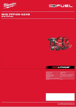MILWAUKEE M18 FPP4M 4933459367 A4 PDF