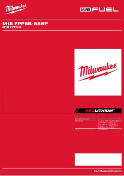 MILWAUKEE M18™ promo set nářadí 4933480947 A4 PDF