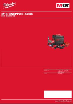 MILWAUKEE M18 ONEPP2C 4933464913 A4 PDF
