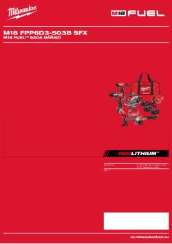 MILWAUKEE M18 FUEL™ sada nářadí 4933480877 A4 PDF