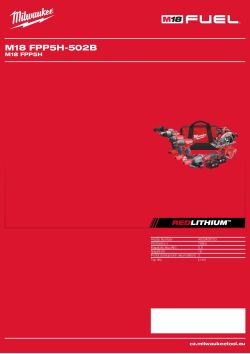 MILWAUKEE M18 FPP5H 4933459753 A4 PDF