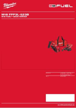 MILWAUKEE M18 FPP3L 4933478883 A4 PDF