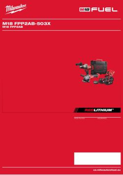 MILWAUKEE M18 FPP2AB 4933464425 A4 PDF