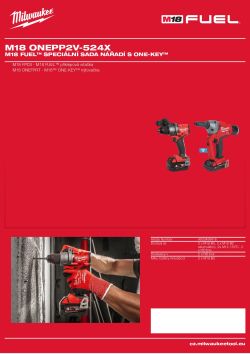 MILWAUKEE M18 ONEPP2V 4933499416 A4 PDF