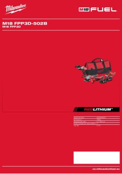 MILWAUKEE M18 FPP3D 4933464605 A4 PDF