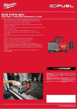 MILWAUKEE M18 FUEL™ vakuové čerpadlo 5 CFM 4933499248 A4 PDF