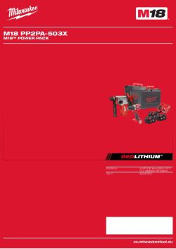 MILWAUKEE M18 set nářadí 4933479531 A4 PDF