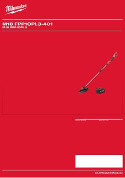 MILWAUKEE M18 FPP1OPL3 4933500152 A4 PDF