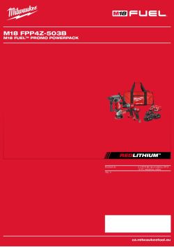 MILWAUKEE M18™ set nářadí 4933480466 A4 PDF