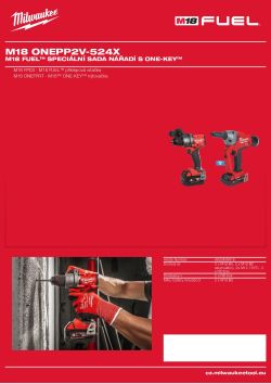 MILWAUKEE M18 ONEPP2V 4933499416 A4 PDF