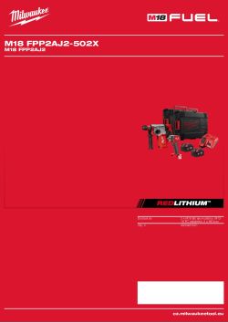 MILWAUKEE M18 set nářadí 4933481021 A4 PDF