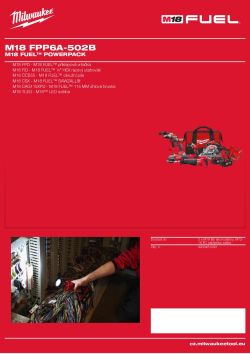 MILWAUKEE M18 FUEL™ powerpack 4933451243 A4 PDF
