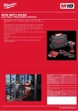 MILWAUKEE M18 FUEL™ příklepová vrtačka 4933448115 A4 PDF
