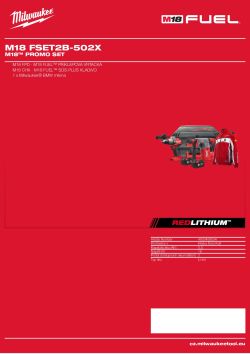 MILWAUKEE M18™ promo set 4933459034 A4 PDF